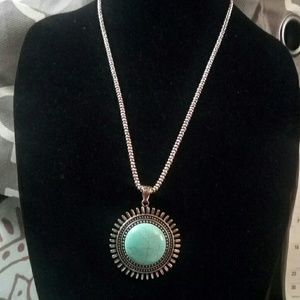 Southwest medallion necklace